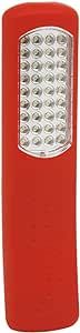 Designers Edge L1215 Rechargeable Cordless Trouble Light with Wall and Car Charger, Red, 36-LED